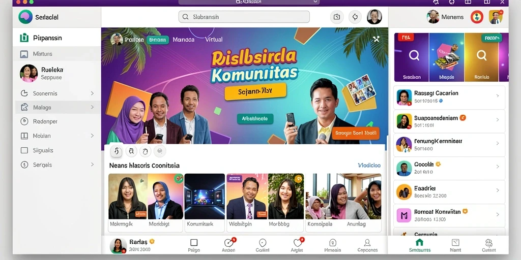 Pengaturan profil pengguna yang mudah diakses.