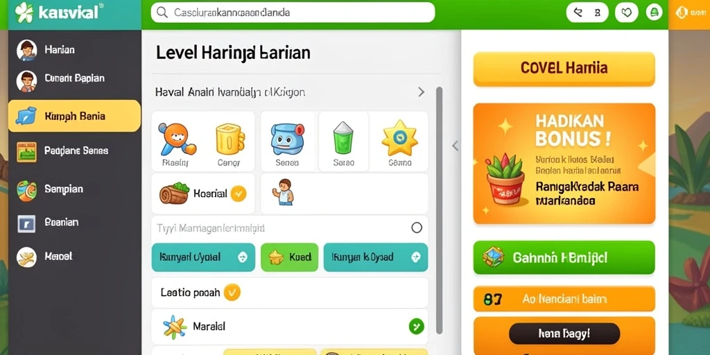Tantangan seru yang menunggu di setiap level.