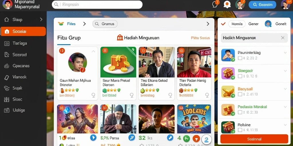 Beragam permainan yang ditawarkan untuk semua jenis pemain.